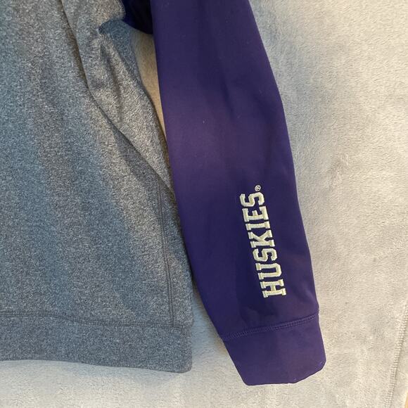 Washington Huskies Men's XL Hoodie Sweatshirt Full Zip Embroidered Champion - Picture 6 of 9